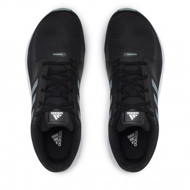 adidas RunFalcon 2.0 Trainers - Mens - Black/Magic Grey/Sky Rush