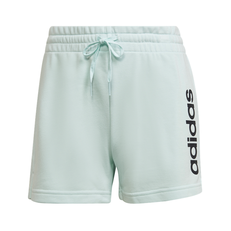 adidas Essentials Slim Logo Shorts - Womens - Ice Mint/White