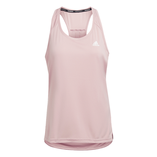 adidas 3 Stripes Sport Training Tank Top - Womens - Wonder Mauve/White