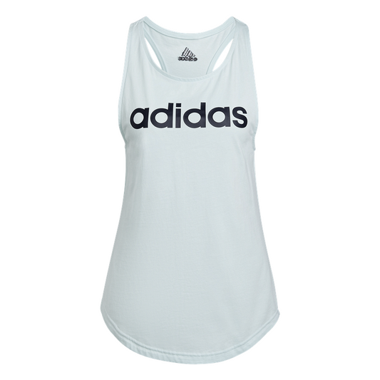 adidas Essentials Loose Logo Tank Top - Womens - Ice Mint/Legend Ink