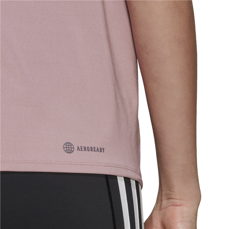adidas Icons Training Tank Top - Womens - Magic Mauve/White