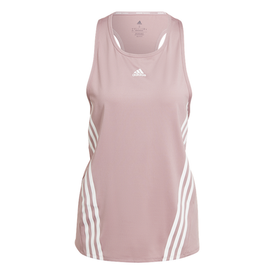 adidas Icons Training Tank Top - Womens - Magic Mauve/White