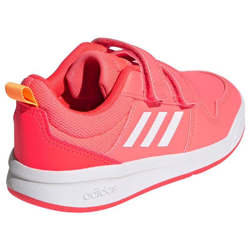 adidas Tensaur Childrens Trainers - Girls - Acid Red/White/Turbo