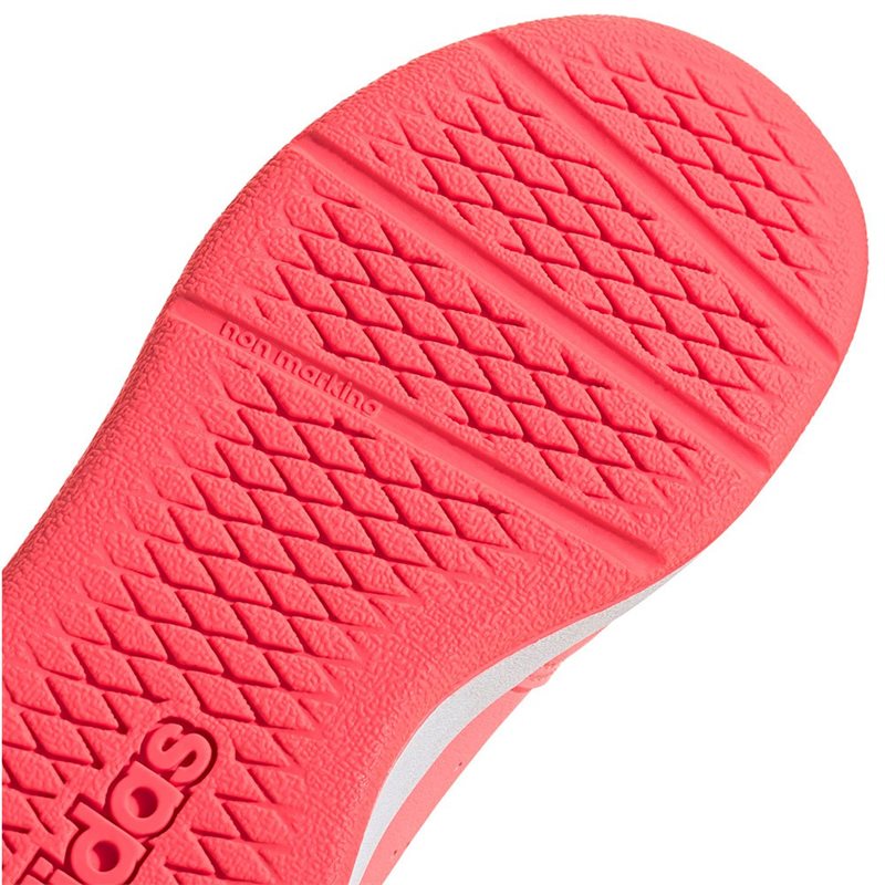 adidas Tensaur Childrens Trainers - Girls - Acid Red/White/Turbo