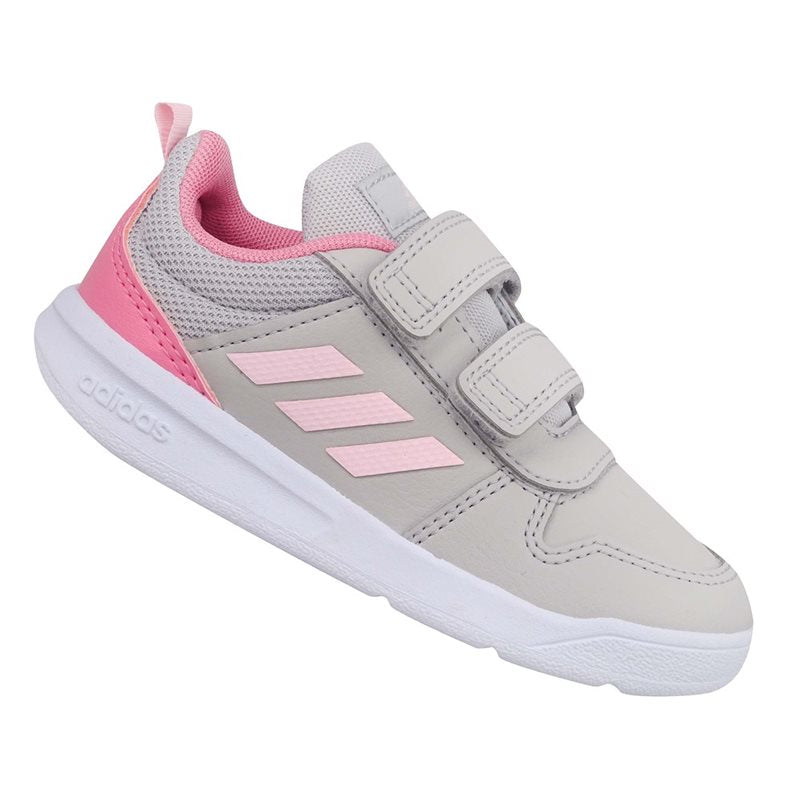 adidas Tensaur Infant Trainers - Girls - Grey/Pink