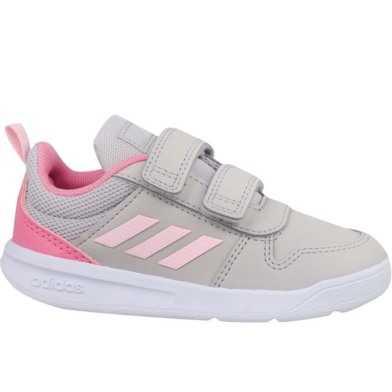 adidas Tensaur Infant Trainers - Girls - Grey/Pink