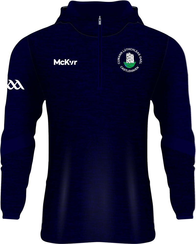 Mc Keever Castlehaven GAA Core 22 1/4 Zip Hoodie - Adult - Navy