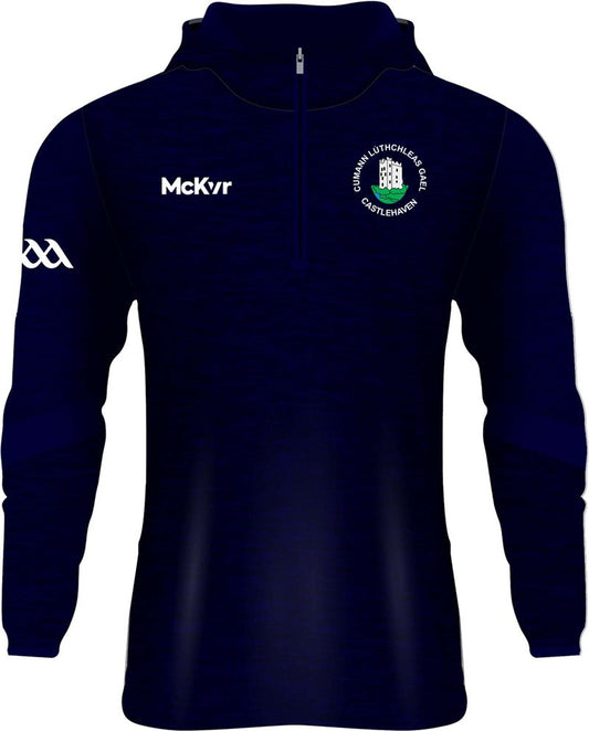 Mc Keever Castlehaven GAA Core 22 1/4 Zip Hoodie - Youth - Navy