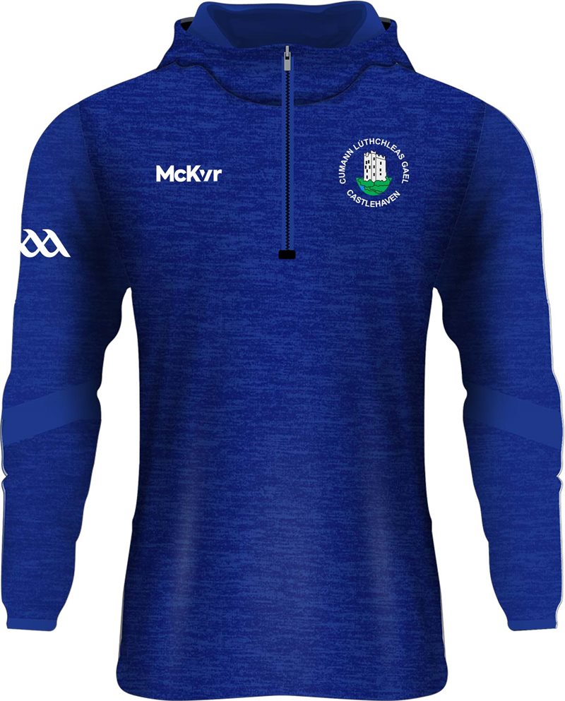 Mc Keever Castlehaven GAA Core 22 1/4 Zip Hoodie - Youth - Royal