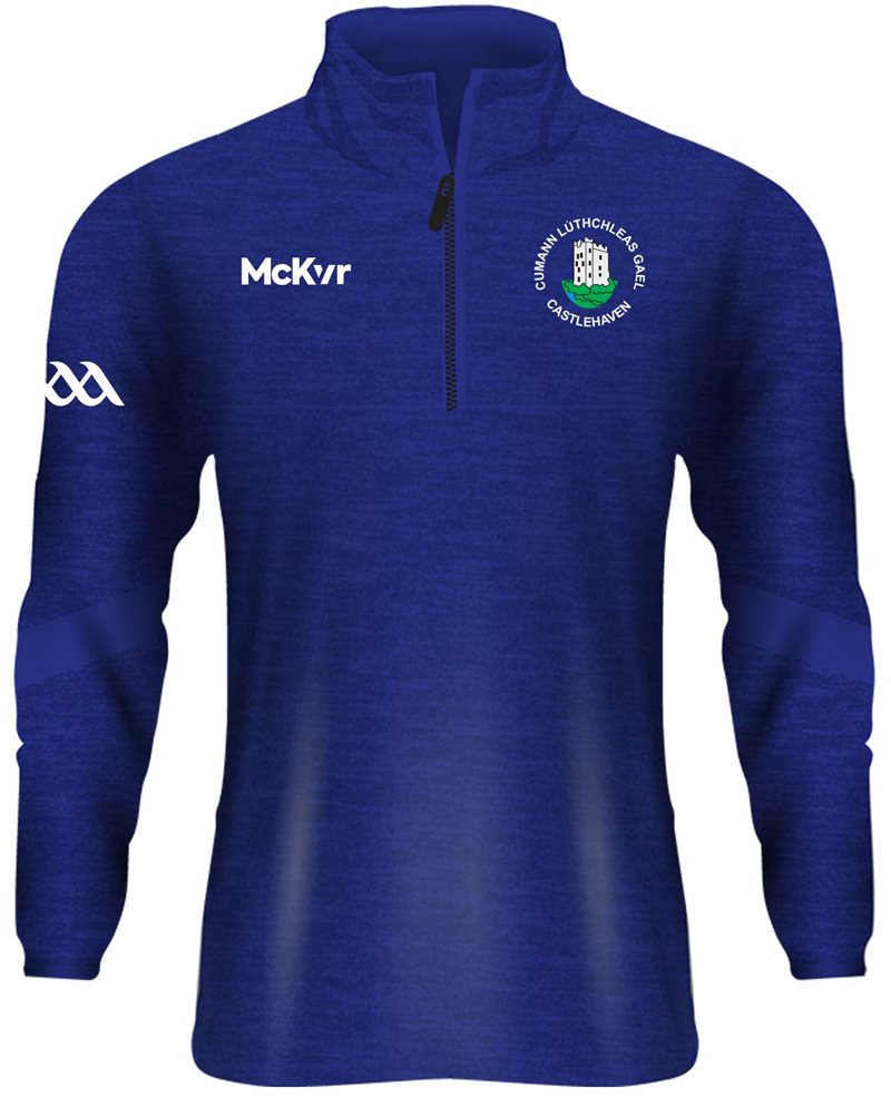 Mc Keever Castlehaven GAA Core 22 1/4 Zip Top - Youth - Royal