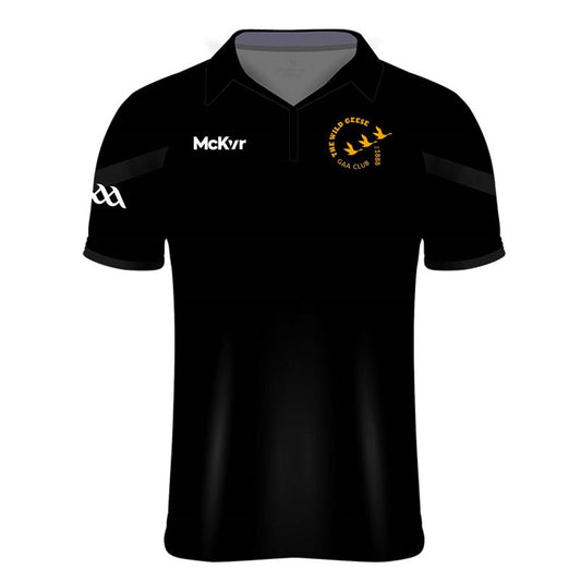 Mc Keever Wild Geese GAA Core 22 Polo Top - Adult - Black