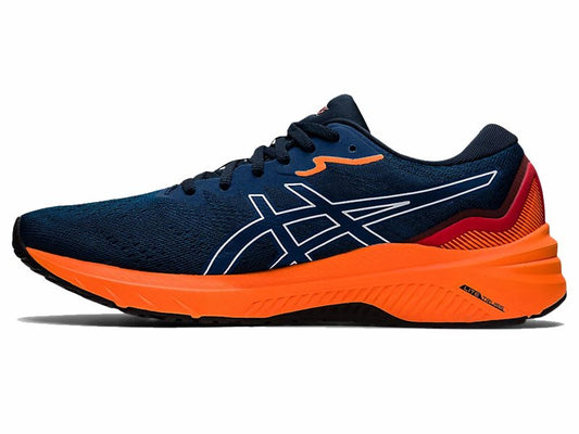 Asics GT 1000 11 Running Shoes - Mens - French Blue/Shocking Orange