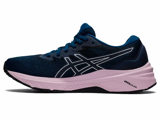 Asics GT 1000 11 Running Shoes - Womens - Mako Blue/Barely Rose