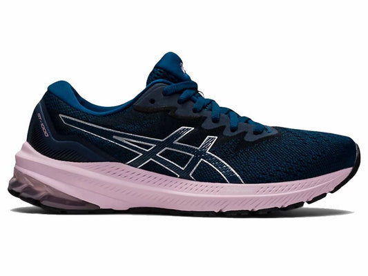 Asics GT 1000 11 Running Shoes - Womens - Mako Blue/Barely Rose
