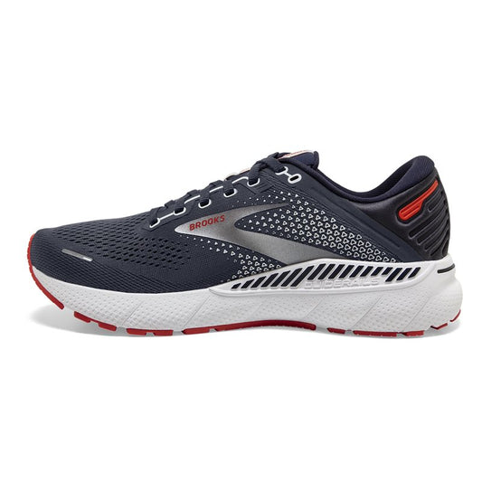 Brooks Adrenaline GTS 22 Running Shoes - Mens - Peacoat/India Ink/Grenadine - Width 2E