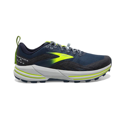 Brooks Cascadia 16 Running Shoes - Mens - Titan/Peacoat/Nightlife