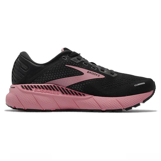 Brooks Adrenaline GTS 22 Running Shoes - Womens - Black/Dianthus/Silver