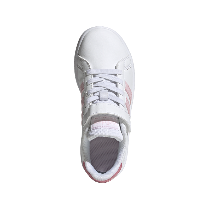 adidas Grand Court EL Childrens Trainers - Girls - White/Pink