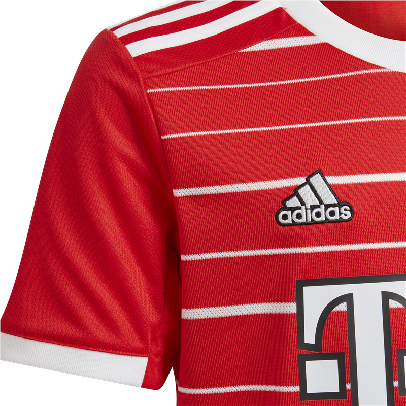 adidas FC Bayern Munich 2022/23 Short Sleeve Home Jersey - Youth - Red