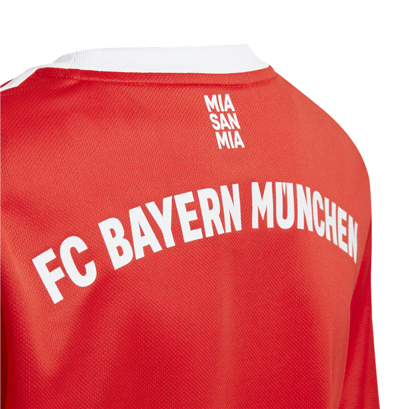 adidas FC Bayern Munich 2022/23 Short Sleeve Home Jersey - Youth - Red