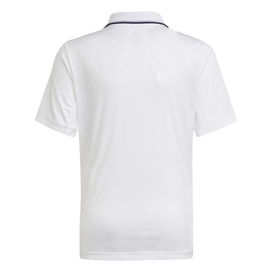 adidas Real Madrid FC 2022/23 Short Sleeve Home Jersey - Youth - White