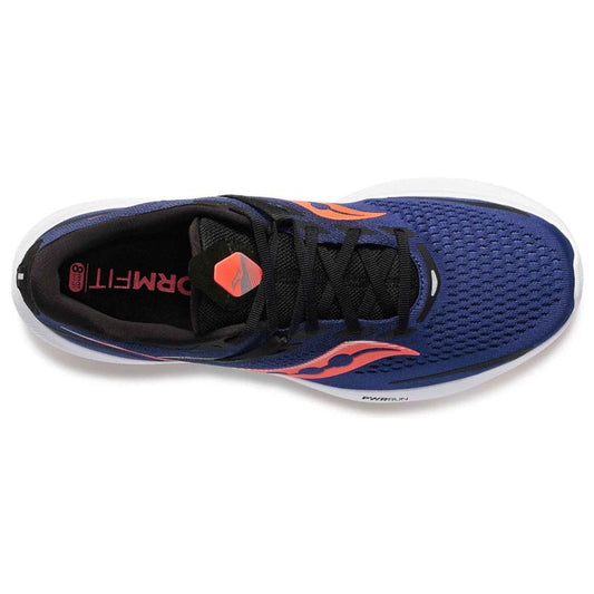 Saucony Ride 15 Running Shoes - Womens - Blue Raz/Zest