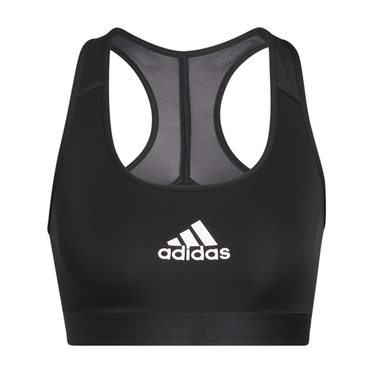 adidas Powerreact Training Medium Support Sports Bra - Womens - Black
