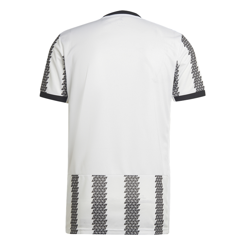 adidas Juventus FC Official 2022/23 Short Sleeve Home Jersey - Adult - White/Black
