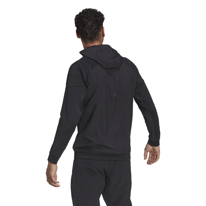 adidas Training Full Zip Hoodie - Mens - Black