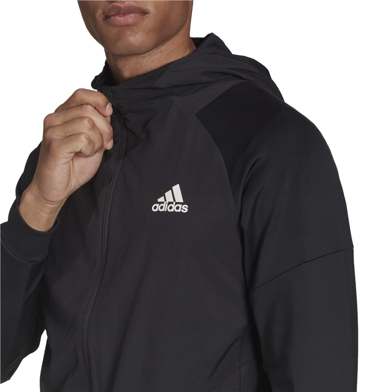adidas Training Full Zip Hoodie - Mens - Black