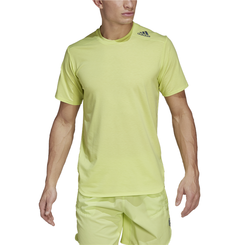 adidas D4T Training Tee - Mens - Pulse Lime