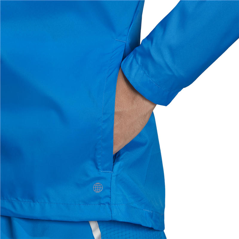 adidas Own The Run Jacket - Mens - Blue/Reflective Silver