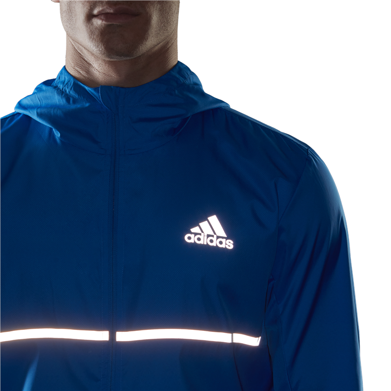 adidas Own The Run Jacket - Mens - Blue/Reflective Silver