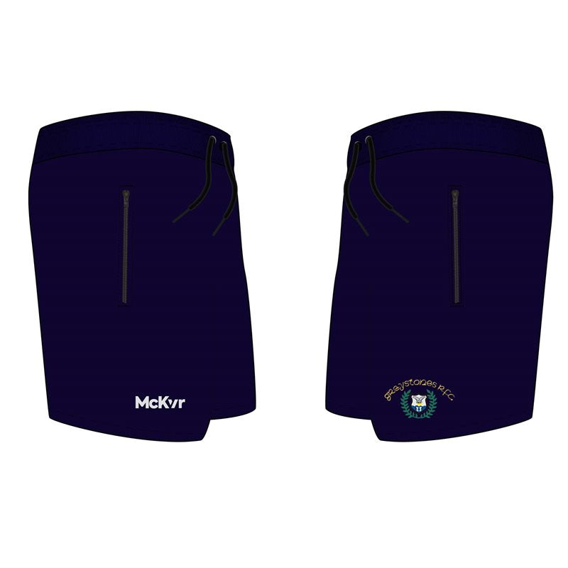 Mc Keever Greystones RFC Core 22 Leisure Shorts - Youth - Navy