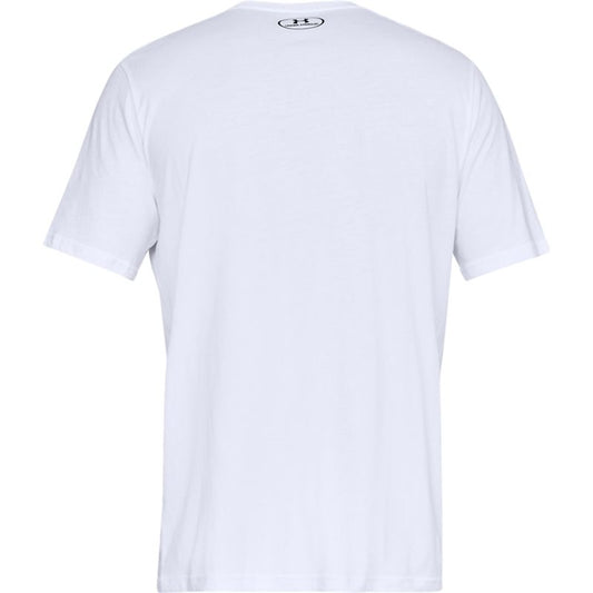 Under Armour Sportstyle Left Chest Short Sleeve Tee - Mens - White/Black