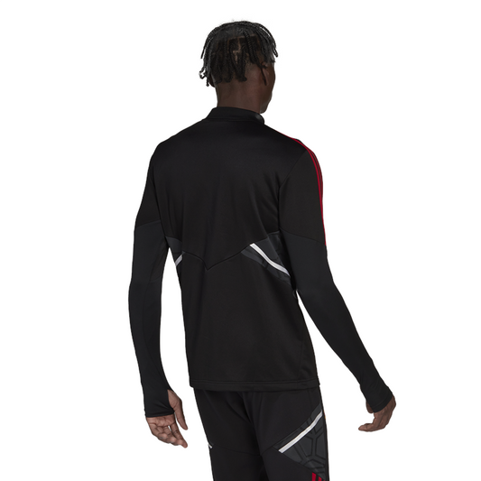 adidas Manchester United FC Condivo 22 Training Top - Adult - Black