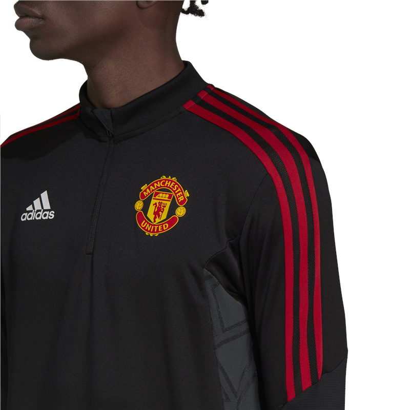 adidas Manchester United FC Condivo 22 Training Top - Adult - Black