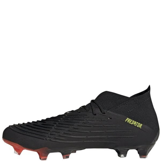 adidas Predator Edge.1 FG Football Boots - Adult - Black/Yellow/Red
