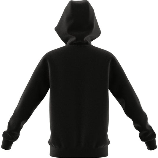 adidas Essentials 3 Stripes Full Zip Hoodie - Boys - Black/White