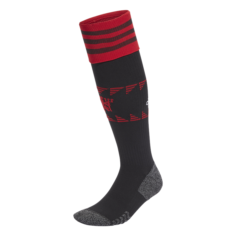 adidas Manchester United FC Official 2022/23 Home Socks - Adult - Black