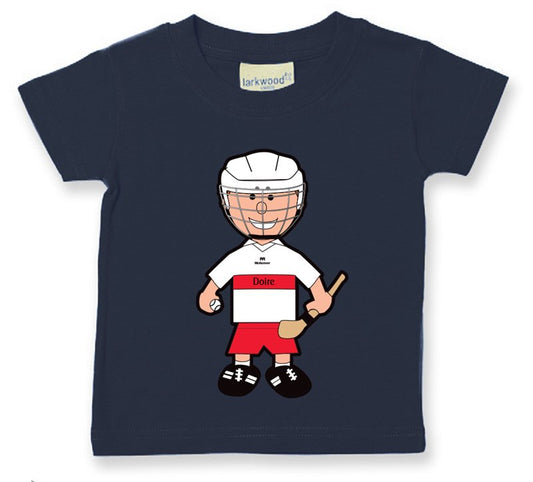 The GAA Store Derry Baby Mascot Tee - Boys - Hurling - Navy