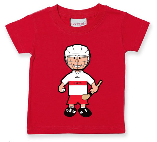 The GAA Store Derry Baby Mascot Tee - Boys - Hurling - Red