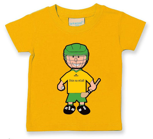 The GAA Store Donegal Baby Mascot Tee - Boys - Hurling - Yellow