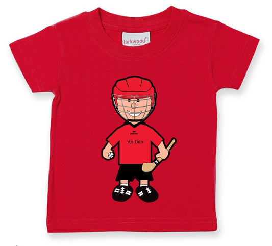 The GAA Store Down Baby Mascot Tee - Boys - Hurling - Red