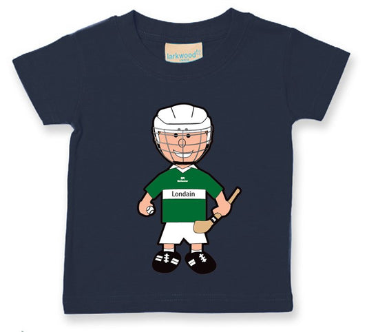 The GAA Store London Baby Mascot Tee - Boys - Hurling - Navy