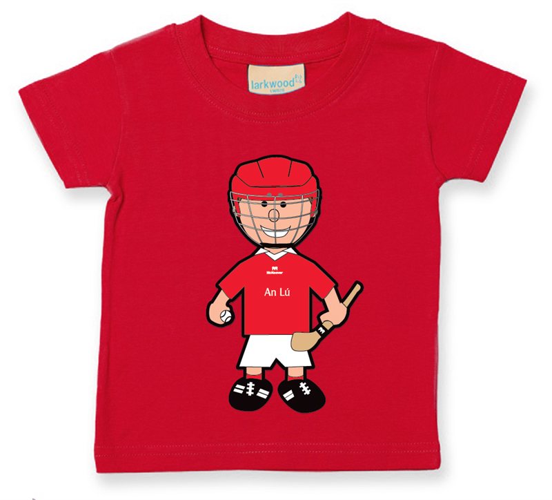 The GAA Store Louth Baby Mascot Tee - Boys - Hurling - Red