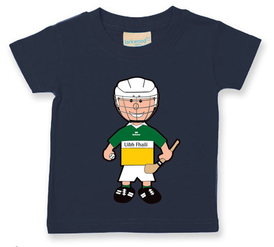 The GAA Store Offaly Baby Mascot Tee - Boys - Hurling - Navy