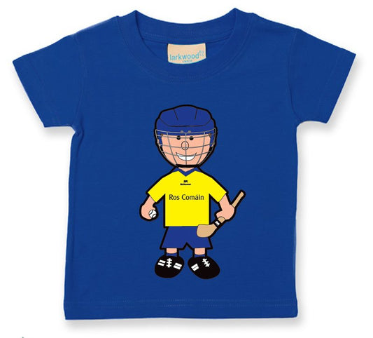 The GAA Store Roscommon Baby Mascot Tee - Boys - Hurling - Royal