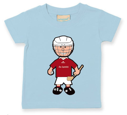 The GAA Store Westmeath Baby Mascot Tee - Boys - Hurling - Pale Blue