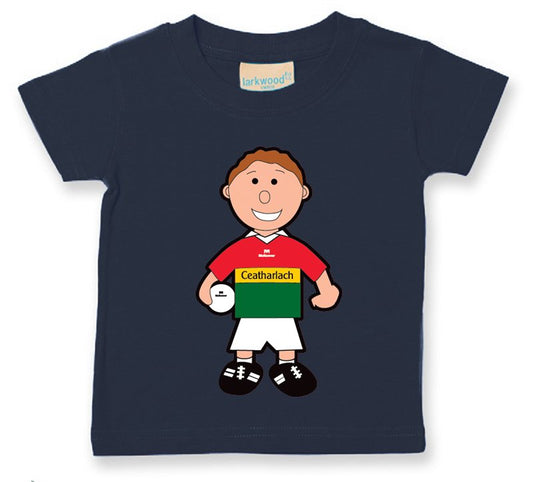 The GAA Store Carlow Baby Mascot Tee - Boys - Football - Navy